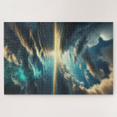 Cinematic Ocean Horizon - Kunstpuzzel Legpuzzel (Horizontaal)