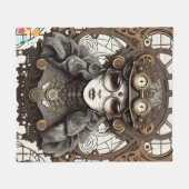 "Cinematic Steampunk" Fleece Deken (Voorkant (Horizontaal))