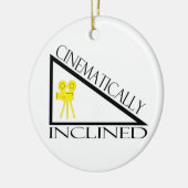 Cinematically Inclined Keramisch Ornament (Links)