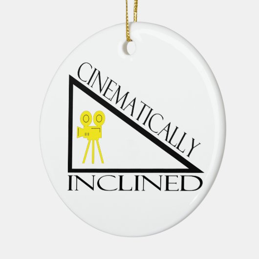 Cinematically Inclined Keramisch Ornament (Links)