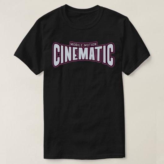 Cinematisch T-shirt (Design voorkant)