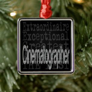 Cinematografe Extraordinaire Metalen Ornament