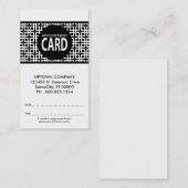 cinematografische kaart afsprakenkaartje (Voorkant / Achterkant)