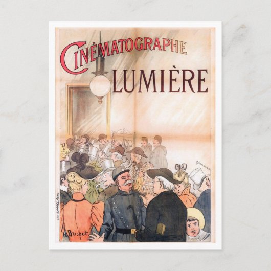 Cinématographe Lumière (1896) Henri Brispot Briefkaart (Voorkant)