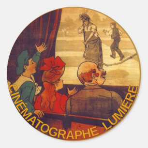 Cinematographe Lumiere Ronde Sticker