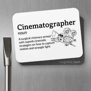 Cinematographer Definitie - DP 3" x 4" Flex Magneet