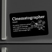 Cinematographer Definitie - Film 4" x 6" Flex Magneet