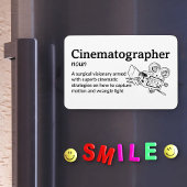 Cinematographer Definitie - Set Life 4" x 6" Flex Magneet