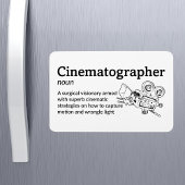 Cinematographer Definitie - Set Life 4" x 6" Flex Magneet