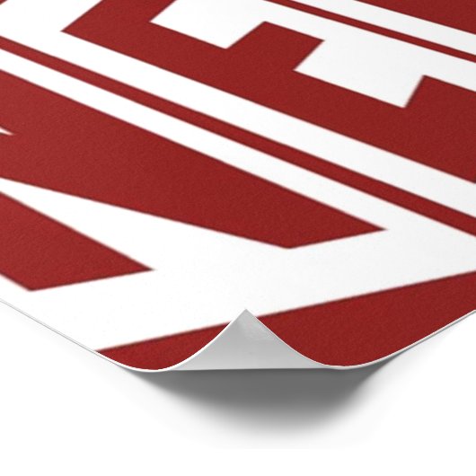 Cinerama witte  logo poster (Hoek)