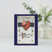 Cinerarias  Valentijn Feestdagenkaart (Staand voorkant)