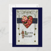 Cinerarias  Valentijn Feestdagenkaart (Voorkant / Achterkant)