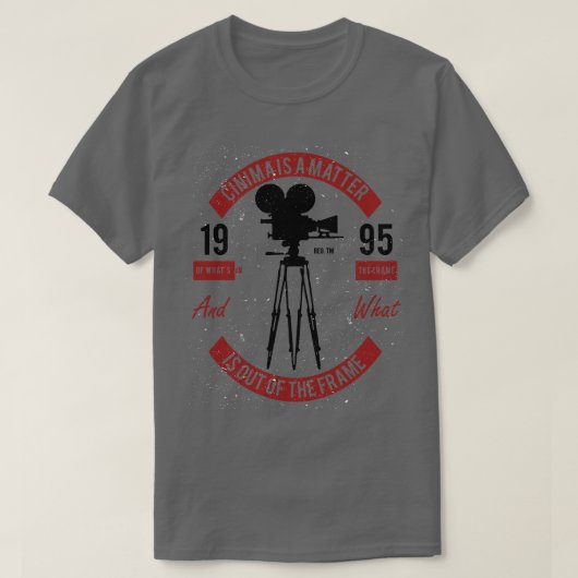 Cinima Framing Gezegde T-shirt (Design voorkant)
