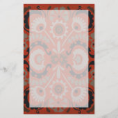 Cinnabar Suzani I Briefpapier (Voorkant)