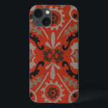 Cinnabar Suzani I iPhone 13 Hoesje<br><div class="desc">Huis decor</div>