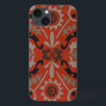 Cinnabar Suzani I iPhone 13 Hoesje<br><div class="desc">Huis decor</div>