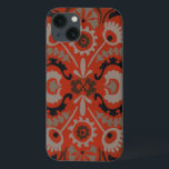 Cinnabar Suzani I iPhone 13 Hoesje<br><div class="desc">Huis decor</div>