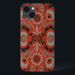 Cinnabar Suzani I Case-Mate iPhone Case<br><div class="desc">Huis decor</div>