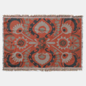 Cinnabar Suzani I Deken (Voorkant)