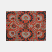 Cinnabar Suzani I Fleece Deken (Voorkant (Horizontaal))