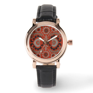 Cinnabar Suzani I Horloge