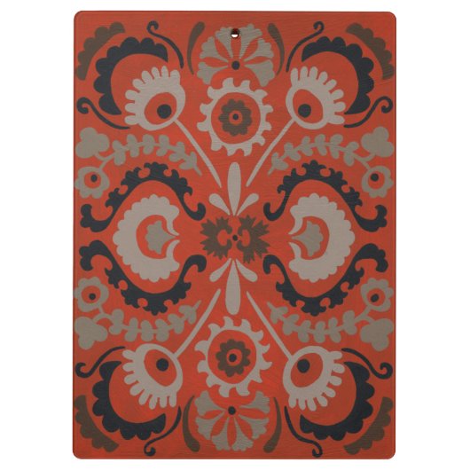 Cinnabar Suzani I Klembord (Achterkant)
