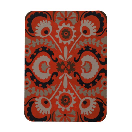 Cinnabar Suzani I Magneet (Verticaal)