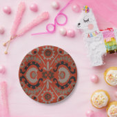 Cinnabar Suzani I Papieren Bordje (Feest)