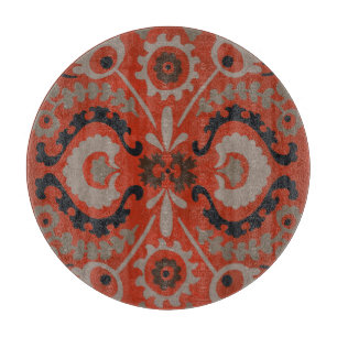 Cinnabar Suzani I Snijplank