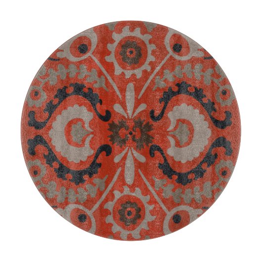 Cinnabar Suzani I Snijplank (Voorkant)