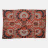 Cinnabar Suzani I Theedoek (Horizontaal)