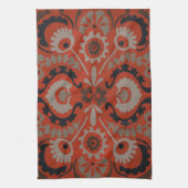 Cinnabar Suzani I Theedoek (Verticaal)