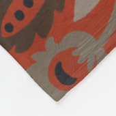 Cinnabar Suzani II Fleece Deken (Hoek)