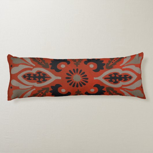Cinnabar Suzani II Lichaamskussen (Achterkant)