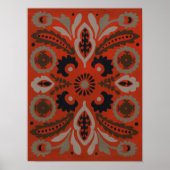 Cinnabar Suzani II Poster (Voorkant)