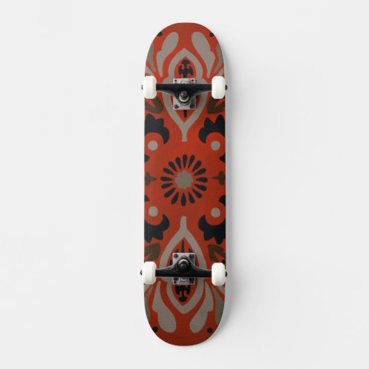 Cinnabar Suzani II Skateboard (Voorkant)