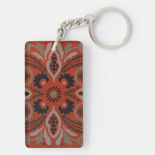 Cinnabar Suzani II Sleutelhanger (achterkant)