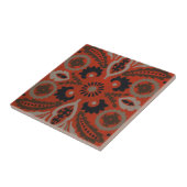 Cinnabar Suzani II Tegeltje (Zijkant)