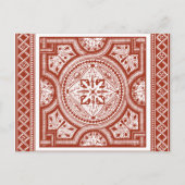 Cinnabar Woodblock IV Briefkaart (Voorkant)