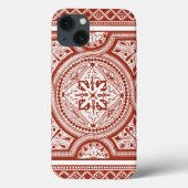 Cinnabar Woodblock IV Case-Mate iPhone Case (Achterkant)