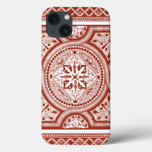 Cinnabar Woodblock IV Case-Mate iPhone Case