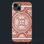 Cinnabar Woodblock IV iPhone 13 Hoesje<br><div class="desc">ThuisDécor</div>