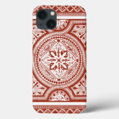 Cinnabar Woodblock IV Case-Mate iPhone Case (Achterkant)