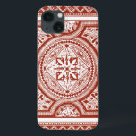 Cinnabar Woodblock IV Case-Mate iPhone Case<br><div class="desc">ThuisDécor</div>