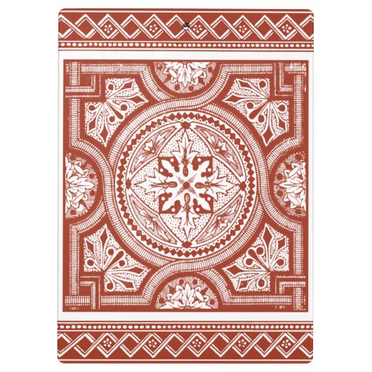 Cinnabar Woodblock IV Klembord (Achterkant)