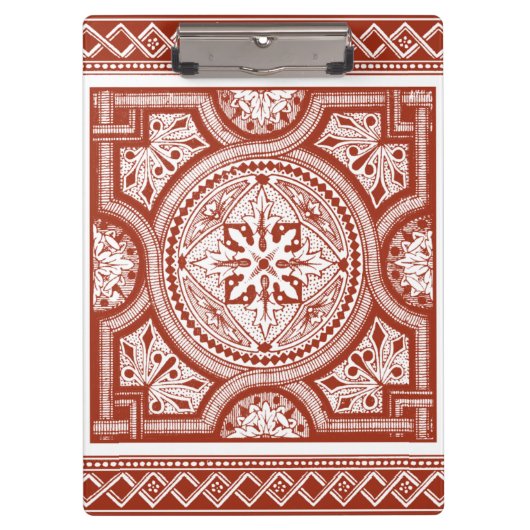 Cinnabar Woodblock IV Klembord (Voorkant)