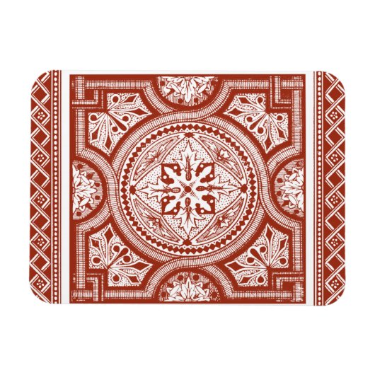 Cinnabar Woodblock IV Magneet (Horizontaal)