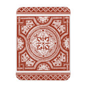 Cinnabar Woodblock IV Magneet (Verticaal)