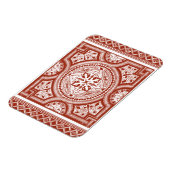 Cinnabar Woodblock IV Magneet (Linkerzijde)