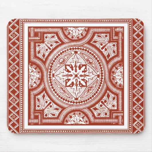 Cinnabar Woodblock IV Muismat (Voorkant)